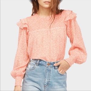 Small billabong carefree top in rose, new with tags